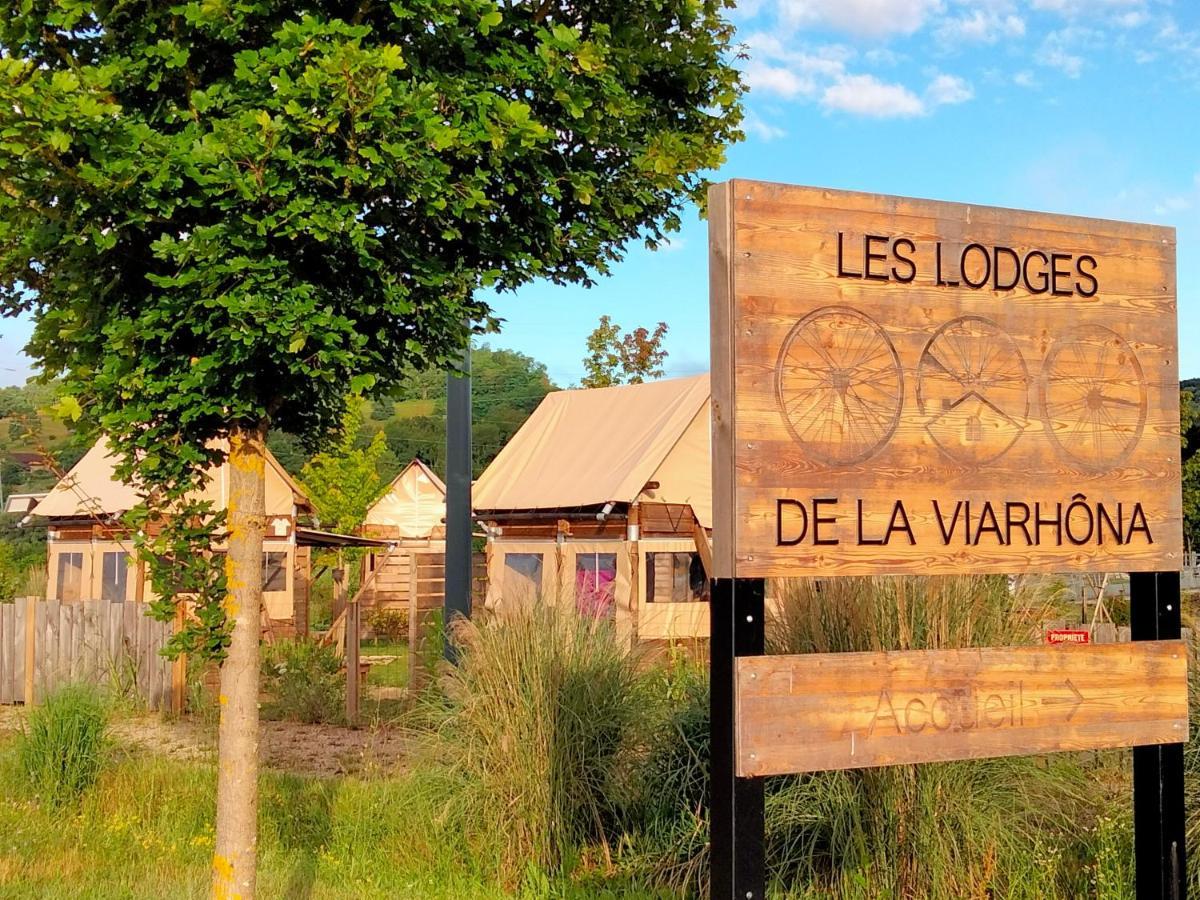 Les Lodges De La Viarhona - Tentes Lodges Virignin Εξωτερικό φωτογραφία
